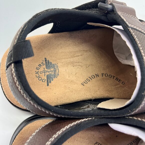 Dockers Shorewood Sandals Mens Size 10M Brown Fisherman Comfort Casual Shoes - Picture 8 of 12